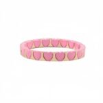 Bohemian Color Block Beaded Bracelet with Gold-Rimmed Heart Charm | Handmade Fashion Jewelry Wholesale | China Factory Direct Supplier variation Bohemian Color Block Beaded Bracelet with Gold-Rimmed Heart Charm | Handmade Fashion Jewelry Wholesale | China Factory Direct Supplier - BR-EN-1101