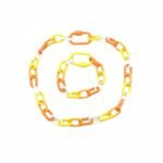2025 Hot Selling Amazon Xiyin Daifa Popular Exaggerated Mountaineering Buckle Colorful Candy Cuban Chain Necklace Set variation 2025 Hot Selling Amazon Xiyin Daifa Popular Exaggerated Mountaineering Buckle Colorful Candy Cuban Chain Necklace Set - BR-EN-1507
