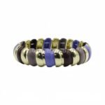 Autumn & Winter Geometric Asymmetrical Enamel Bracelet | Trendy European & American Statement Jewelry | Fashionable Stretch Bracelet for Women | Wholesale Factory Direct variation Autumn & Winter Geometric Asymmetrical Enamel Bracelet | Trendy European & American Statement Jewelry | Fashionable Stretch Bracelet for Women | Wholesale Factory Direct - BR-EN-1604