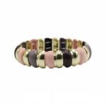 Autumn & Winter Geometric Asymmetrical Enamel Bracelet | Trendy European & American Statement Jewelry | Fashionable Stretch Bracelet for Women | Wholesale Factory Direct variation Autumn & Winter Geometric Asymmetrical Enamel Bracelet | Trendy European & American Statement Jewelry | Fashionable Stretch Bracelet for Women | Wholesale Factory Direct - BR-EN-1607