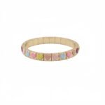 Colorful Heart Enamel Bracelet | Luxury Colorblock Heart-Shaped Stretch Bracelet for Women | European & American Fashion Jewelry | Stackable Statement Bracelet | China Enamel Jewelry Manufacturer & OEM Supplier variation Colorful Heart Enamel Bracelet | Luxury Colorblock Heart-Shaped Stretch Bracelet for Women | European & American Fashion Jewelry | Stackable Statement Bracelet | China Enamel Jewelry Manufacturer & OEM Supplier - BR-EN-601