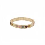 Colorful Heart Enamel Bracelet | Luxury Colorblock Heart-Shaped Stretch Bracelet for Women | European & American Fashion Jewelry | Stackable Statement Bracelet | China Enamel Jewelry Manufacturer & OEM Supplier variation Colorful Heart Enamel Bracelet | Luxury Colorblock Heart-Shaped Stretch Bracelet for Women | European & American Fashion Jewelry | Stackable Statement Bracelet | China Enamel Jewelry Manufacturer & OEM Supplier - BR-EN-604