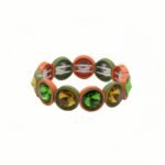 Hot-Selling Mocha Crystal Elastic Cuff Enamel Bracelet | Square Crystal Rainbow Colorblock Elastic Beaded Bracelets for Amazon, European & American Markets | Custom Boho Stackable Tila Bead Bracelets, OEM & ODM, China Yiwu Factory Direct variation Hot-Selling Mocha Crystal Elastic Cuff Enamel Bracelet | Square Crystal Rainbow Colorblock Elastic Beaded Bracelets for Amazon, European & American Markets | Custom Boho Stackable Tila Bead Bracelets, OEM & ODM, China Yiwu Factory Direct - MB-EN-1014