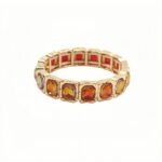 European and American Cross-Border Hot-Selling Colorful Mocha Crystal Alloy Bracelets, Fashionable and Exaggerated Elastic Bracelets, Wholesale Factory Direct Sales variation European and American Cross-Border Hot-Selling Colorful Mocha Crystal Alloy Bracelets, Fashionable and Exaggerated Elastic Bracelets, Wholesale Factory Direct Sales - MB-EN-1404