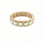 European and American Cross-Border Hot-Selling Colorful Mocha Crystal Alloy Bracelets, Fashionable and Exaggerated Elastic Bracelets, Wholesale Factory Direct Sales variation European and American Cross-Border Hot-Selling Colorful Mocha Crystal Alloy Bracelets, Fashionable and Exaggerated Elastic Bracelets, Wholesale Factory Direct Sales - MB-EN-1410