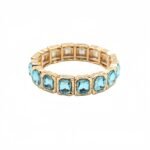 European and American Cross-Border Hot-Selling Colorful Mocha Crystal Alloy Bracelets, Fashionable and Exaggerated Elastic Bracelets, Wholesale Factory Direct Sales variation European and American Cross-Border Hot-Selling Colorful Mocha Crystal Alloy Bracelets, Fashionable and Exaggerated Elastic Bracelets, Wholesale Factory Direct Sales - MB-EN-1411