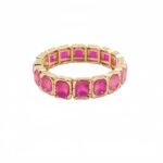 European and American Cross-Border Hot-Selling Colorful Mocha Crystal Alloy Bracelets, Fashionable and Exaggerated Elastic Bracelets, Wholesale Factory Direct Sales variation European and American Cross-Border Hot-Selling Colorful Mocha Crystal Alloy Bracelets, Fashionable and Exaggerated Elastic Bracelets, Wholesale Factory Direct Sales - MB-EN-1412