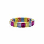European and American Cross-Border New Mocha Crystal Diamond Rectangular Bracelet Manufacturer | Square Colorful Crystal Rainbow Colorblock Elastic Beaded Bracelet | Boho Stackable Stretch Bracelets, Multi-Color Tila Bead Bracelets. variation European and American Cross-Border New Mocha Crystal Diamond Rectangular Bracelet Manufacturer | Square Colorful Crystal Rainbow Colorblock Elastic Beaded Bracelet | Boho Stackable Stretch Bracelets, Multi-Color Tila Bead Bracelets. - MB-EN-311