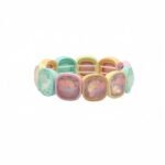 Handmade Square Colorful Mocha Crystal Enamel Tile Stretch Bracelets, Summer Rainbow Stackable Colorblock Bracelets, Elastic Beaded Bracelets, Bulk Enamel Bracelets Wholesale China Factory. variation Handmade Square Colorful Mocha Crystal Enamel Tile Stretch Bracelets, Summer Rainbow Stackable Colorblock Bracelets, Elastic Beaded Bracelets, Bulk Enamel Bracelets Wholesale China Factory. - MB-EN-402