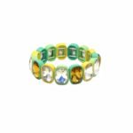 European American Colourful Crystal Macaron Enamel Tile Stretch Bracelet, Best Selling Exclusive Mocha Crystal Enamel Bracelets Jewelry, Alloy Colorblock Tile Bead Bracelet Manufacturer China. variation European American Colourful Crystal Macaron Enamel Tile Stretch Bracelet, Best Selling Exclusive Mocha Crystal Enamel Bracelets Jewelry, Alloy Colorblock Tile Bead Bracelet Manufacturer China. - MB-EN-804