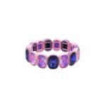 European American Colourful Crystal Macaron Enamel Tile Stretch Bracelet, Best Selling Exclusive Mocha Crystal Enamel Bracelets Jewelry, Alloy Colorblock Tile Bead Bracelet Manufacturer China. variation European American Colourful Crystal Macaron Enamel Tile Stretch Bracelet, Best Selling Exclusive Mocha Crystal Enamel Bracelets Jewelry, Alloy Colorblock Tile Bead Bracelet Manufacturer China. - MB-EN-806