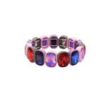 European American Colourful Crystal Macaron Enamel Tile Stretch Bracelet, Best Selling Exclusive Mocha Crystal Enamel Bracelets Jewelry, Alloy Colorblock Tile Bead Bracelet Manufacturer China. variation European American Colourful Crystal Macaron Enamel Tile Stretch Bracelet, Best Selling Exclusive Mocha Crystal Enamel Bracelets Jewelry, Alloy Colorblock Tile Bead Bracelet Manufacturer China. - MB-EN-832