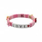LOVE Flower Enamel Bracelet for Women Valentine’s Day Letter & Heart Couple Bracelet Colorful Geometric Colorblock Elastic Stretch Jewelry Romantic Bohemian Stackable Bracelet & Gift Trendy Fashion Jewelry for USA & European Markets Wholesale Manufacturer OEM & ODM Factory Direct variation LOVE Flower Enamel Bracelet for Women Valentine’s Day Letter & Heart Couple Bracelet Colorful Geometric Colorblock Elastic Stretch Jewelry Romantic Bohemian Stackable Bracelet & Gift Trendy Fashion Jewelry for USA & European Markets Wholesale Manufacturer OEM & ODM Factory Direct - BR-EN-2801