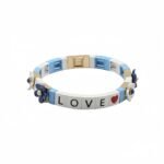 LOVE Flower Enamel Bracelet for Women Valentine’s Day Letter & Heart Couple Bracelet Colorful Geometric Colorblock Elastic Stretch Jewelry Romantic Bohemian Stackable Bracelet & Gift Trendy Fashion Jewelry for USA & European Markets Wholesale Manufacturer OEM & ODM Factory Direct variation LOVE Flower Enamel Bracelet for Women Valentine’s Day Letter & Heart Couple Bracelet Colorful Geometric Colorblock Elastic Stretch Jewelry Romantic Bohemian Stackable Bracelet & Gift Trendy Fashion Jewelry for USA & European Markets Wholesale Manufacturer OEM & ODM Factory Direct - BR-EN-2802