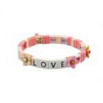LOVE Flower Enamel Bracelet for Women Valentine’s Day Letter & Heart Couple Bracelet Colorful Geometric Colorblock Elastic Stretch Jewelry Romantic Bohemian Stackable Bracelet & Gift Trendy Fashion Jewelry for USA & European Markets Wholesale Manufacturer OEM & ODM Factory Direct variation LOVE Flower Enamel Bracelet for Women Valentine’s Day Letter & Heart Couple Bracelet Colorful Geometric Colorblock Elastic Stretch Jewelry Romantic Bohemian Stackable Bracelet & Gift Trendy Fashion Jewelry for USA & European Markets Wholesale Manufacturer OEM & ODM Factory Direct - BR-EN-2804