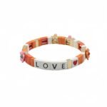 LOVE Flower Enamel Bracelet for Women Valentine’s Day Letter & Heart Couple Bracelet Colorful Geometric Colorblock Elastic Stretch Jewelry Romantic Bohemian Stackable Bracelet & Gift Trendy Fashion Jewelry for USA & European Markets Wholesale Manufacturer OEM & ODM Factory Direct variation LOVE Flower Enamel Bracelet for Women Valentine’s Day Letter & Heart Couple Bracelet Colorful Geometric Colorblock Elastic Stretch Jewelry Romantic Bohemian Stackable Bracelet & Gift Trendy Fashion Jewelry for USA & European Markets Wholesale Manufacturer OEM & ODM Factory Direct - BR-EN-2807