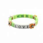 LOVE Flower Enamel Bracelet for Women Valentine’s Day Letter & Heart Couple Bracelet Colorful Geometric Colorblock Elastic Stretch Jewelry Romantic Bohemian Stackable Bracelet & Gift Trendy Fashion Jewelry for USA & European Markets Wholesale Manufacturer OEM & ODM Factory Direct variation LOVE Flower Enamel Bracelet for Women Valentine’s Day Letter & Heart Couple Bracelet Colorful Geometric Colorblock Elastic Stretch Jewelry Romantic Bohemian Stackable Bracelet & Gift Trendy Fashion Jewelry for USA & European Markets Wholesale Manufacturer OEM & ODM Factory Direct - BR-EN-2809