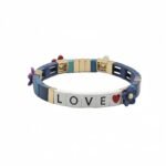 LOVE Flower Enamel Bracelet for Women Valentine’s Day Letter & Heart Couple Bracelet Colorful Geometric Colorblock Elastic Stretch Jewelry Romantic Bohemian Stackable Bracelet & Gift Trendy Fashion Jewelry for USA & European Markets Wholesale Manufacturer OEM & ODM Factory Direct variation LOVE Flower Enamel Bracelet for Women Valentine’s Day Letter & Heart Couple Bracelet Colorful Geometric Colorblock Elastic Stretch Jewelry Romantic Bohemian Stackable Bracelet & Gift Trendy Fashion Jewelry for USA & European Markets Wholesale Manufacturer OEM & ODM Factory Direct - BR-EN-2810
