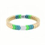 Bohemian DIY Arrow Enamel Bracelet for Women | Colorful Alloy Hand-Painted Stretch Bracelet | European & American Trendy Fashion Jewelry | Stackable Boho Bracelet for Everyday Wear | In Stock | Wholesale Enamel Jewelry Manufacturer | OEM & ODM Factory Direct variation Bohemian DIY Arrow Enamel Bracelet for Women | Colorful Alloy Hand-Painted Stretch Bracelet | European & American Trendy Fashion Jewelry | Stackable Boho Bracelet for Everyday Wear | In Stock | Wholesale Enamel Jewelry Manufacturer | OEM & ODM Factory Direct - BR-EN-2903