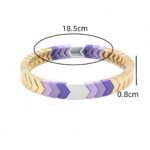Bohemian DIY Arrow Enamel Bracelet for Women | Colorful Alloy Hand-Painted Stretch Bracelet | European & American Trendy Fashion Jewelry | Stackable Boho Bracelet for Everyday Wear | In Stock | Wholesale Enamel Jewelry Manufacturer | OEM & ODM Factory Direct variation Bohemian DIY Arrow Enamel Bracelet for Women | Colorful Alloy Hand-Painted Stretch Bracelet | European & American Trendy Fashion Jewelry | Stackable Boho Bracelet for Everyday Wear | In Stock | Wholesale Enamel Jewelry Manufacturer | OEM & ODM Factory Direct - BR-EN-2915