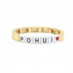 Hot Selling Personalized Gold Letter Enamel Bracelet for Women Stackable Peach Heart Oil Painting Bracelet Custom Word & Initial Stretch Bracelet Romantic Couple Love & Confession Jewelry Trendy Fashion Accessory for USA & European Markets Wholesale Enamel Jewelry Manufacturer OEM & ODM China Factory variation Hot Selling Personalized Gold Letter Enamel Bracelet for Women Stackable Peach Heart Oil Painting Bracelet Custom Word & Initial Stretch Bracelet Romantic Couple Love & Confession Jewelry Trendy Fashion Accessory for USA & European Markets Wholesale Enamel Jewelry Manufacturer OEM & ODM China Factory - BR-EN-3101