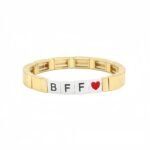 Hot Selling Personalized Gold Letter Enamel Bracelet for Women Stackable Peach Heart Oil Painting Bracelet Custom Word & Initial Stretch Bracelet Romantic Couple Love & Confession Jewelry Trendy Fashion Accessory for USA & European Markets Wholesale Enamel Jewelry Manufacturer OEM & ODM China Factory variation Hot Selling Personalized Gold Letter Enamel Bracelet for Women Stackable Peach Heart Oil Painting Bracelet Custom Word & Initial Stretch Bracelet Romantic Couple Love & Confession Jewelry Trendy Fashion Accessory for USA & European Markets Wholesale Enamel Jewelry Manufacturer OEM & ODM China Factory - BR-EN-3105