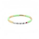 Love Heart Enamel Stretch Bracelet for Women | Colorful Colorblock Tile Bead Bracelet | Bohemian Elastic Jewelry for Valentine’s Day | Trendy Fashion Bracelet | China Jewelry Manufacturer | OEM & ODM Supplier variation Love Heart Enamel Stretch Bracelet for Women | Colorful Colorblock Tile Bead Bracelet | Bohemian Elastic Jewelry for Valentine’s Day | Trendy Fashion Bracelet | China Jewelry Manufacturer | OEM & ODM Supplier - BR-EN-3703