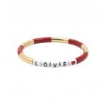 Love Heart Enamel Stretch Bracelet for Women | Colorful Colorblock Tile Bead Bracelet | Bohemian Elastic Jewelry for Valentine’s Day | Trendy Fashion Bracelet | China Jewelry Manufacturer | OEM & ODM Supplier variation Love Heart Enamel Stretch Bracelet for Women | Colorful Colorblock Tile Bead Bracelet | Bohemian Elastic Jewelry for Valentine’s Day | Trendy Fashion Bracelet | China Jewelry Manufacturer | OEM & ODM Supplier - BR-EN-3705