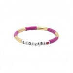 Love Heart Enamel Stretch Bracelet for Women | Colorful Colorblock Tile Bead Bracelet | Bohemian Elastic Jewelry for Valentine’s Day | Trendy Fashion Bracelet | China Jewelry Manufacturer | OEM & ODM Supplier variation Love Heart Enamel Stretch Bracelet for Women | Colorful Colorblock Tile Bead Bracelet | Bohemian Elastic Jewelry for Valentine’s Day | Trendy Fashion Bracelet | China Jewelry Manufacturer | OEM & ODM Supplier - BR-EN-3709