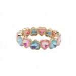 Mocha Crystal Diamond Heart Enamel Bracelet for Women | Colorful Rainbow Tila Tile Bead Stretch Bracelet | Square Colorblock Stackable Boho Jewelry | Wholesale Bracelet Supplier | OEM & ODM Factory Direct variation Mocha Crystal Diamond Heart Enamel Bracelet for Women | Colorful Rainbow Tila Tile Bead Stretch Bracelet | Square Colorblock Stackable Boho Jewelry | Wholesale Bracelet Supplier | OEM & ODM Factory Direct - MB-EN-114