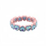 Heart Enamel Bracelet for Women Crystal Diamond Heart Charm Colorblock Tila Tile Stretch Bracelet Rainbow Square Bead Stackable Bohemian Fashion Jewelry Trendy Accessories for Amazon Sellers, Boutiques & European Markets Wholesale Bracelet Supplier OEM ODM Factory Direct variation Heart Enamel Bracelet for Women Crystal Diamond Heart Charm Colorblock Tila Tile Stretch Bracelet Rainbow Square Bead Stackable Bohemian Fashion Jewelry Trendy Accessories for Amazon Sellers, Boutiques & European Markets Wholesale Bracelet Supplier OEM ODM Factory Direct - MB-EN-1804