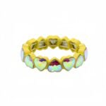 Heart Enamel Bracelet for Women Crystal Diamond Heart Charm Colorblock Tila Tile Stretch Bracelet Rainbow Square Bead Stackable Bohemian Fashion Jewelry Trendy Accessories for Amazon Sellers, Boutiques & European Markets Wholesale Bracelet Supplier OEM ODM Factory Direct variation Heart Enamel Bracelet for Women Crystal Diamond Heart Charm Colorblock Tila Tile Stretch Bracelet Rainbow Square Bead Stackable Bohemian Fashion Jewelry Trendy Accessories for Amazon Sellers, Boutiques & European Markets Wholesale Bracelet Supplier OEM ODM Factory Direct - MB-EN-1808