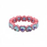 Heart Enamel Bracelet for Women Crystal Diamond Heart Charm Colorblock Tila Tile Stretch Bracelet Rainbow Square Bead Stackable Bohemian Fashion Jewelry Trendy Accessories for Amazon Sellers, Boutiques & European Markets Wholesale Bracelet Supplier OEM ODM Factory Direct variation Heart Enamel Bracelet for Women Crystal Diamond Heart Charm Colorblock Tila Tile Stretch Bracelet Rainbow Square Bead Stackable Bohemian Fashion Jewelry Trendy Accessories for Amazon Sellers, Boutiques & European Markets Wholesale Bracelet Supplier OEM ODM Factory Direct - MB-EN-1822