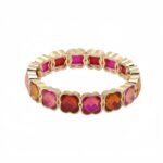 Rainbow Crystal Clover Bracelet for Women | Colorful Gemstone Stretch Bracelet | Luxury Gold Tone Four Leaf Charm Stackable Jewelry | Trendy Multicolor Statement Bracelet for USA & European Markets | Wholesale Fashion Jewelry Manufacturer | OEM & ODM Factory variation Rainbow Crystal Clover Bracelet for Women | Colorful Gemstone Stretch Bracelet | Luxury Gold Tone Four Leaf Charm Stackable Jewelry | Trendy Multicolor Statement Bracelet for USA & European Markets | Wholesale Fashion Jewelry Manufacturer | OEM & ODM Factory - MB-EN-1902