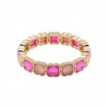 Rainbow Crystal Clover Bracelet for Women | Colorful Gemstone Stretch Bracelet | Luxury Gold Tone Four Leaf Charm Stackable Jewelry | Trendy Multicolor Statement Bracelet for USA & European Markets | Wholesale Fashion Jewelry Manufacturer | OEM & ODM Factory variation Rainbow Crystal Clover Bracelet for Women | Colorful Gemstone Stretch Bracelet | Luxury Gold Tone Four Leaf Charm Stackable Jewelry | Trendy Multicolor Statement Bracelet for USA & European Markets | Wholesale Fashion Jewelry Manufacturer | OEM & ODM Factory - MB-EN-1904