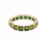 Rainbow Crystal Clover Bracelet for Women | Colorful Gemstone Stretch Bracelet | Luxury Gold Tone Four Leaf Charm Stackable Jewelry | Trendy Multicolor Statement Bracelet for USA & European Markets | Wholesale Fashion Jewelry Manufacturer | OEM & ODM Factory variation Rainbow Crystal Clover Bracelet for Women | Colorful Gemstone Stretch Bracelet | Luxury Gold Tone Four Leaf Charm Stackable Jewelry | Trendy Multicolor Statement Bracelet for USA & European Markets | Wholesale Fashion Jewelry Manufacturer | OEM & ODM Factory - MB-EN-1910