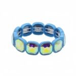 Rainbow Crystal Tile Bracelet for Women | Colorful Square Gemstone Stretch Bracelet | Crystal Colorblock Stackable Statement Jewelry | Trendy Chunky Beaded Bracelet for USA & European Fashion Markets | Wholesale Jewelry Manufacturer | OEM & ODM Factory variation Rainbow Crystal Tile Bracelet for Women | Colorful Square Gemstone Stretch Bracelet | Crystal Colorblock Stackable Statement Jewelry | Trendy Chunky Beaded Bracelet for USA & European Fashion Markets | Wholesale Jewelry Manufacturer | OEM & ODM Factory - MB-EN-2014