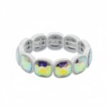 Rainbow Crystal Tile Bracelet for Women | Colorful Square Gemstone Stretch Bracelet | Crystal Colorblock Stackable Statement Jewelry | Trendy Chunky Beaded Bracelet for USA & European Fashion Markets | Wholesale Jewelry Manufacturer | OEM & ODM Factory variation Rainbow Crystal Tile Bracelet for Women | Colorful Square Gemstone Stretch Bracelet | Crystal Colorblock Stackable Statement Jewelry | Trendy Chunky Beaded Bracelet for USA & European Fashion Markets | Wholesale Jewelry Manufacturer | OEM & ODM Factory - MB-EN-2015