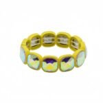 Rainbow Crystal Tile Bracelet for Women | Colorful Square Gemstone Stretch Bracelet | Crystal Colorblock Stackable Statement Jewelry | Trendy Chunky Beaded Bracelet for USA & European Fashion Markets | Wholesale Jewelry Manufacturer | OEM & ODM Factory variation Rainbow Crystal Tile Bracelet for Women | Colorful Square Gemstone Stretch Bracelet | Crystal Colorblock Stackable Statement Jewelry | Trendy Chunky Beaded Bracelet for USA & European Fashion Markets | Wholesale Jewelry Manufacturer | OEM & ODM Factory - MB-EN-2018